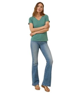 Pact Pact Organic Cotton Featherweight Slub V-Neck Tee
