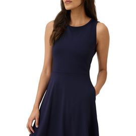 Pact Pact Organic Cotton Fit & Flare Keyhole Back Dress