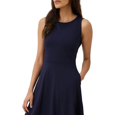 Pact Pact Organic Cotton Fit & Flare Keyhole Back Dress