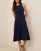 Pact Pact Organic Cotton Fit & Flare Keyhole Back Dress - 4