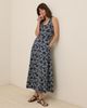 Pact Pact Organic Cotton Fit & Flare Open Back Maxi Dress - 4