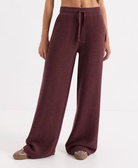 Pact Pact Organic Cotton Luxe Waffle Wide Leg Pant