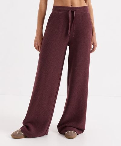 Pact Pact Organic Cotton Luxe Waffle Wide Leg Pant