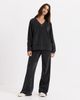 Pact Pact Organic Cotton Pure Velour Rib Tuxedo Stripe Pant - 3