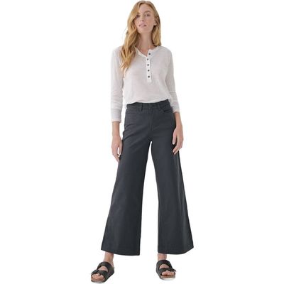 Pact Pact Organic Stretch Twill Wide Leg Pant