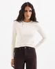 Pact Pact Perfect Rib Crewneck Layering Long Sleeve Tee Made With Organic Cotton - 1