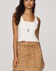 PAIGE Ainsley Utility Mini Skirt - 1