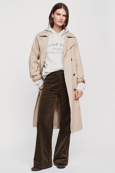 PAIGE Anessa 31" High Rise Wide Leg Utility Jeans