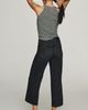 PAIGE Anessa Twist Seam High-Rise Wide-Leg Jeans - 6