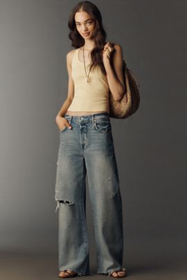 PAIGE Arellia Skimmer High-Rise Wide-Leg Jeans