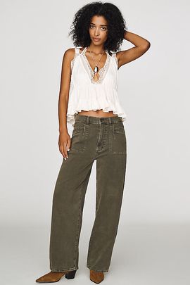 PAIGE Arellia Skimmer High Rise Barrel Jeans
