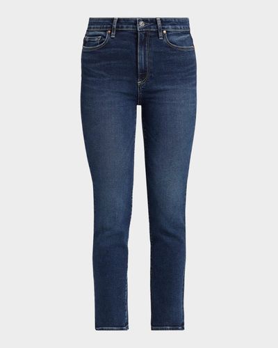 PAIGE Cindy High-Rise Skinny-Fit Ankle Jeans