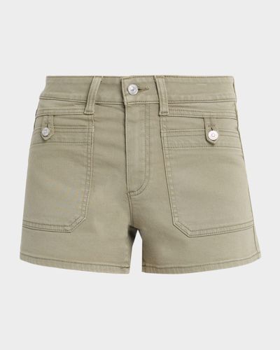 PAIGE Fallon Twill Shorts
