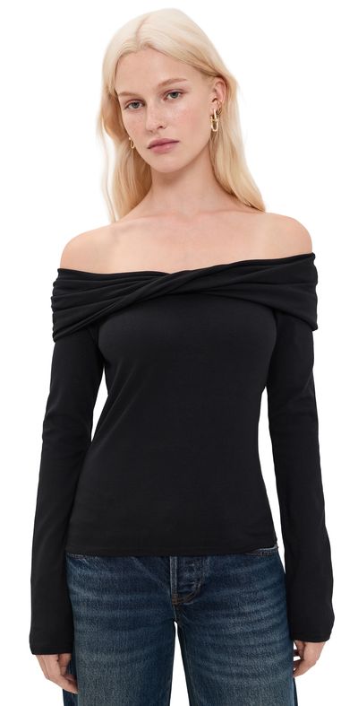 PAIGE PAIGE Aaliyah Top Black