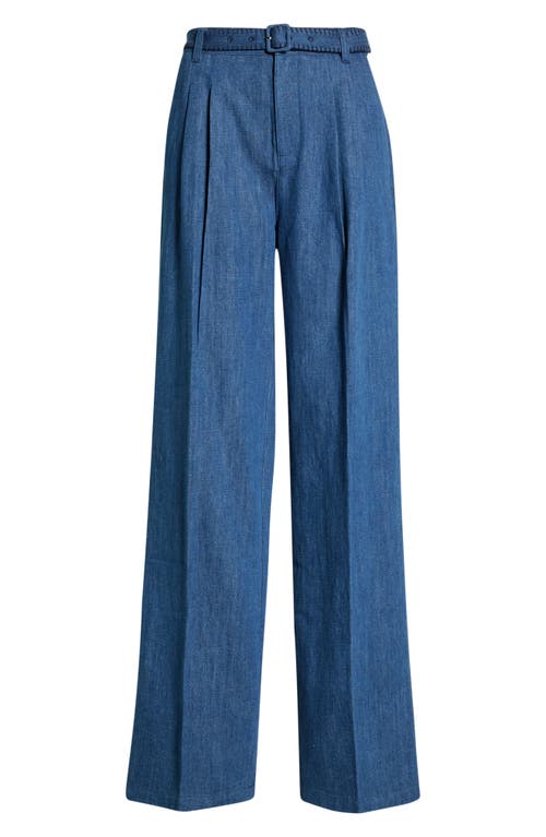 PAIGE PAIGE Acacia High Waist Belted Jeans