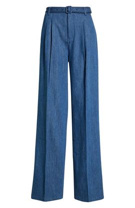 PAIGE PAIGE Acacia High Waist Belted Jeans