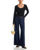 Paige Paige Anessa 31 Welt Stitch Pocket High Rise Wide Jeans in Amora - 2