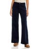 Paige Paige Anessa High Rise Wide Leg Corduroy Jeans in Navy - 1