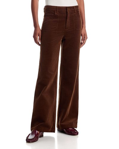 Paige Paige Anessa High Rise Wide Leg Jeans in Hickory