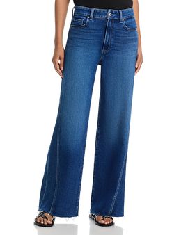 Paige Paige Anessa High Rise Wide Leg Jeans in Hollyhock