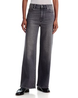 Paige Paige Anessa High Rise Wide Leg Jeans in Malibu Mist