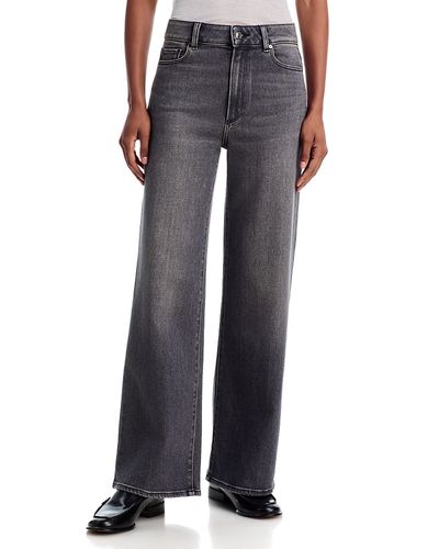 Paige Paige Anessa High Rise Wide Leg Jeans in Malibu Mist