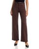 Paige Paige Anessa High Rise Wide Leg Jeans in Rich Chocolate - 1