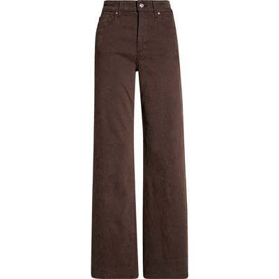 PAIGE PAIGE Anessa High Waist Wide Leg Pants