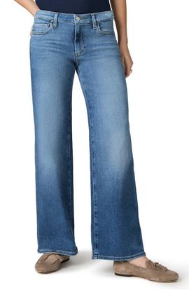 PAIGE PAIGE Anessa Low Rise Wide Leg Jeans