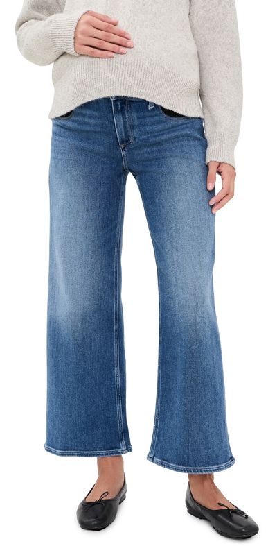 PAIGE PAIGE Anessa Maternity Jeans Monaco Mist