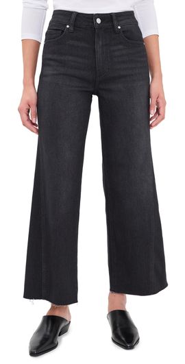 PAIGE PAIGE Anessa Twisted Jeans Ink Black