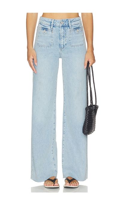 PAIGE PAIGE Anessa Welt Stitch Jeans