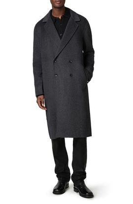 PAIGE PAIGE Anselmo Double Breasted Wool Blend Coat