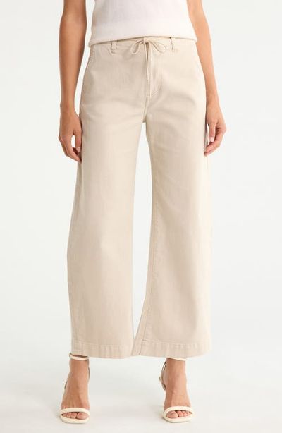 PAIGE PAIGE Arellia Drawstring High Waist Ankle Barrel Pants