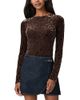 Paige Paige Chelle Velvet Burnout Top - 1