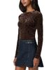 Paige Paige Chelle Velvet Burnout Top - 4