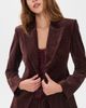PAIGE PAIGE Chelsee Blazer Burgundy - 2