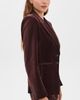 PAIGE PAIGE Chelsee Blazer Burgundy - 4
