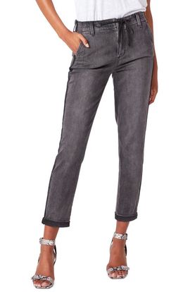 PAIGE PAIGE Christy Drawstring High Waist Denim Pants