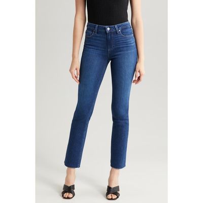 PAIGE PAIGE Cindy Raw Edge Straight Leg Jeans