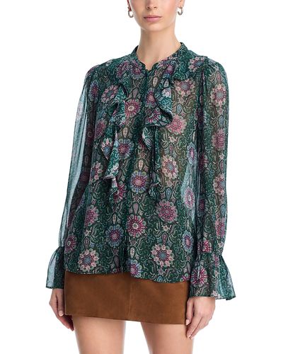 Paige Paige Claude Silk Blouse