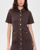 PAIGE PAIGE Clementine Dress Rich Chocolate - 2