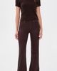 PAIGE PAIGE Coated Sofia Flared Jeans Wild Mulberry Luxe Coating - 5