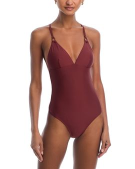 Paige Paige Daisy Tie Back One Piece Swimsuit