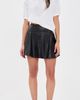 PAIGE PAIGE Darcy Faux Leather Skirt Black - 5
