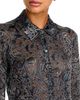 Paige Paige Desano Printed Satin Shirt - 4