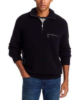 Paige Paige Donover Wool Blend Quarter Zip Sweater