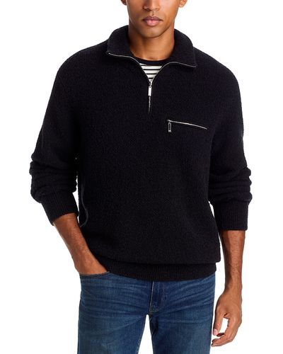 Paige Paige Donover Wool Blend Quarter Zip Sweater