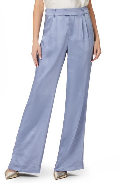 PAIGE PAIGE Elyana High Waist Satin Trousers