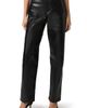 PAIGE PAIGE Emilie Faux Leather High Waist Tapered Jeans - 1